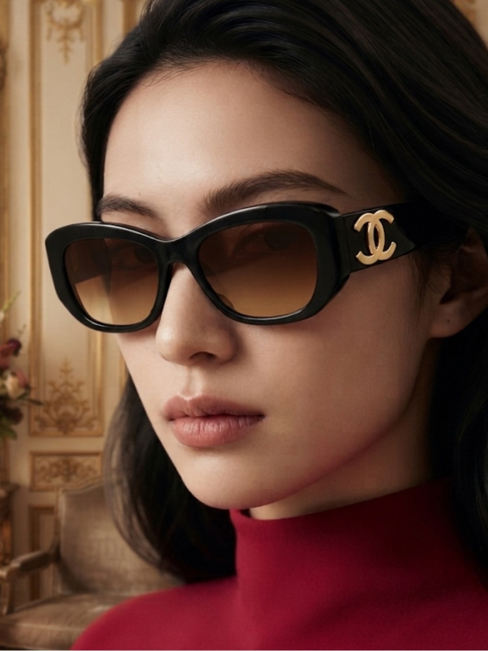 CHANEL Logo Unisex Sunglasses